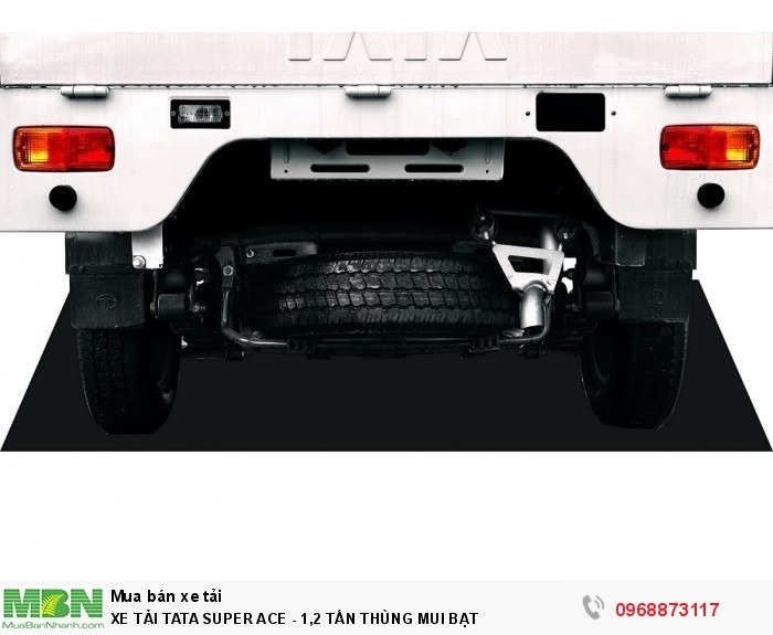 Xe tải Tata SUPER ACE - 1,2 TẤN THÙNG MUI BẠT
