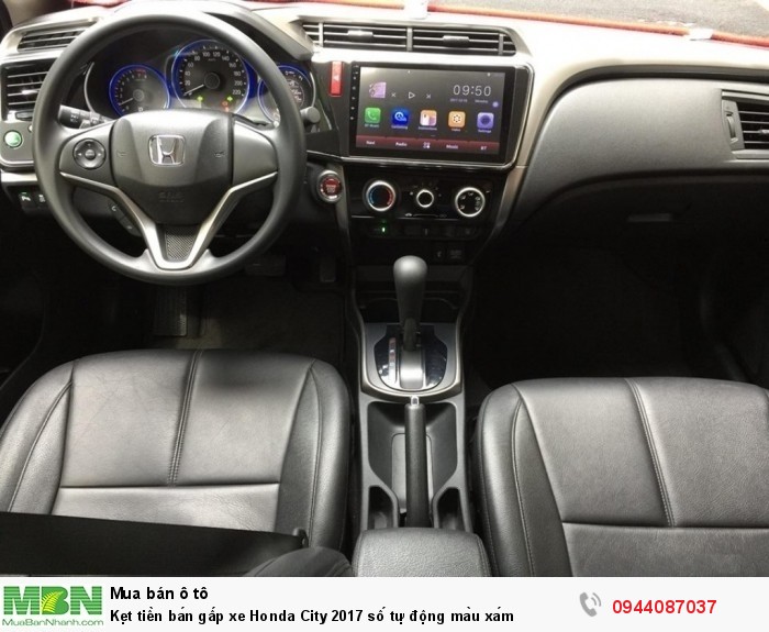 Kẹt tiền bán gấp xe Honda City 2017 số tự động màu xám