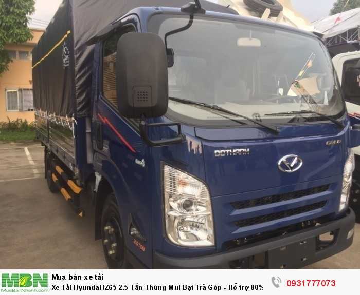 Xe Tải Hyundai IZ65 2.5 Tấn Thùng Mui Bạt Trả Góp - Hỗ trợ 80% Đặt Xe Tặng Ngay Định Vị