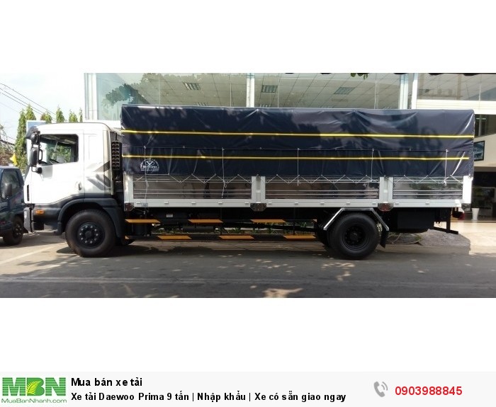 Xe tải Daewoo Prima 9 tấn | Nhập khẩu | Cabin sát xi | Xe có sẵn giao ngay