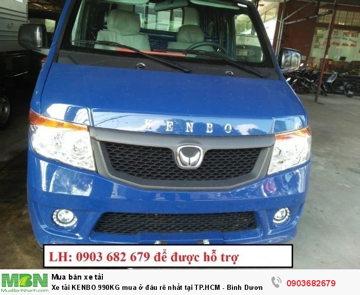 Xe tải KENBO 990KG mua ở đâu rẽ nhất tại TP.HCM - Bình Dương