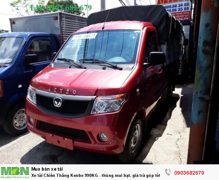 Xe tải Chiến Thắng Kenbo 990KG - thùng mui bạt. giá trả góp tốt nhất