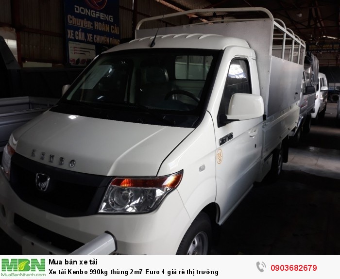 Xe tải Kenbo 990kg thùng 2m7 Euro 4 giá rẽ thị trường