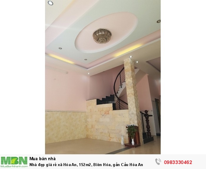 Nhà đẹp giá rẻ xã Hóa An, 152m2, Biên Hòa, gần Cầu Hóa An