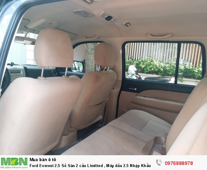 Ford Everest 2.5 Số Sàn 2 cầu Limitted , Máy dầu 2.5 Nhập Khẩu Thái Lan,  sản xuất 2010