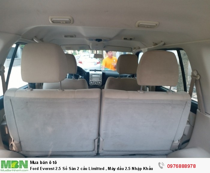 Ford Everest 2.5 Số Sàn 2 cầu Limitted , Máy dầu 2.5 Nhập Khẩu Thái Lan,  sản xuất 2010