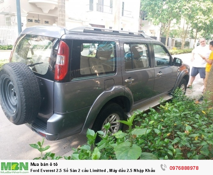 Ford Everest 2.5 Số Sàn 2 cầu Limitted , Máy dầu 2.5 Nhập Khẩu Thái Lan,  sản xuất 2010