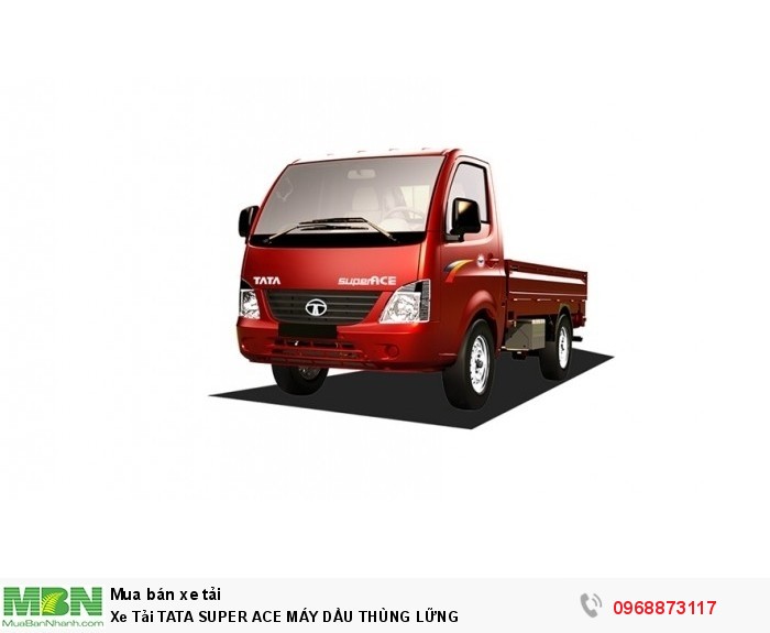 Xe Tải TATA SUPER ACE MÁY DẦU THÙNG LỮNG