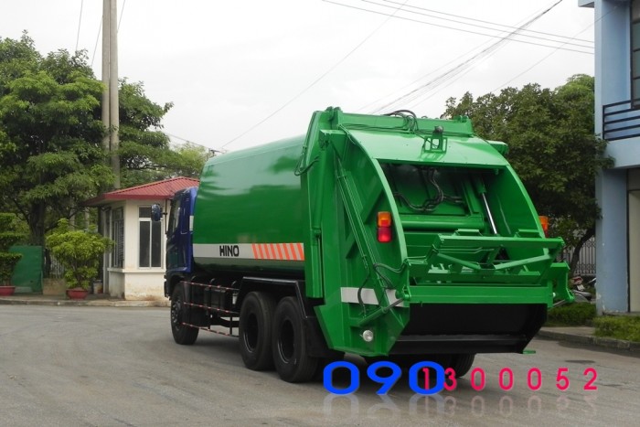 Bán trả góp xe cuốn ép rác hino FM8JNSA 22 khối (22m3) uy tín