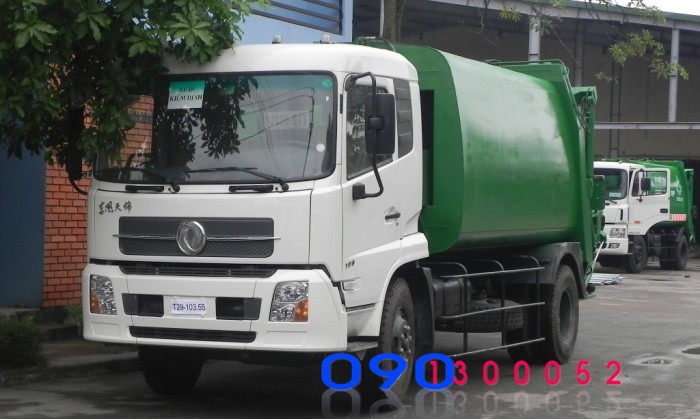 Bán trả góp xe cuốn ép rác Dongfeng 13 khối (13m³) giá rẻ