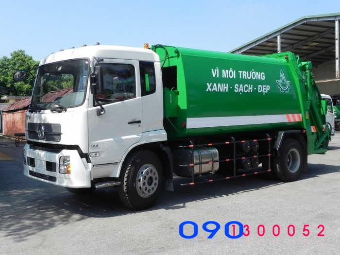 Bán trả góp xe cuốn ép rác Dongfeng 13 khối (13m³) giá rẻ