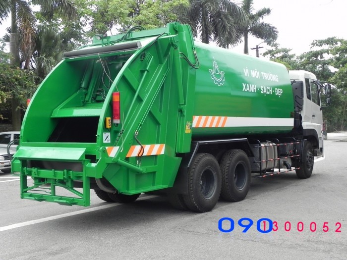Bán trả góp xe cuốn ép rác Dongfeng 13 khối (13m³) giá rẻ