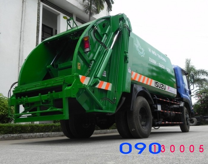 Bán trả góp xe ép rác Isuzu FVR34L 14 khối - 14m3- 8 tấn