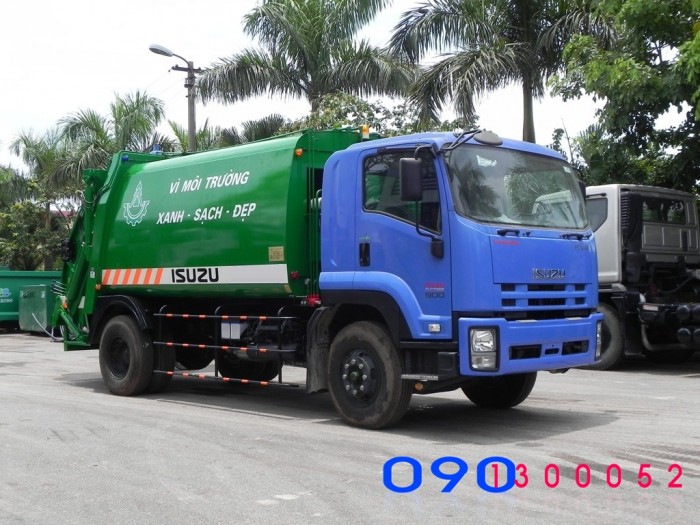 Bán trả góp xe ép rác Isuzu FVR34L 14 khối - 14m3- 8 tấn