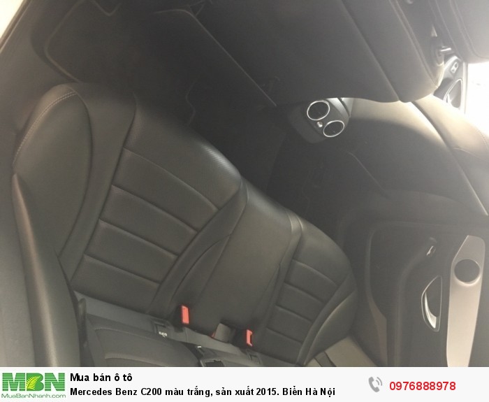 Mercedes Benz C200 màu trắng, sản xuất 2015. Biển Hà Nội