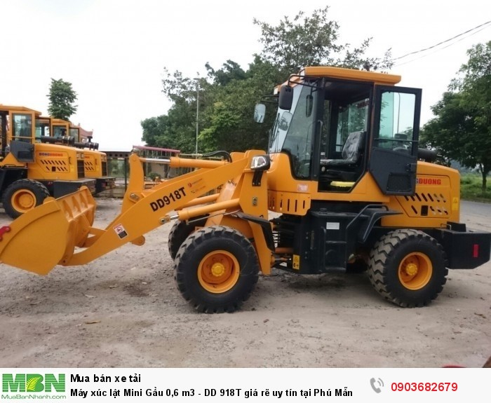 Máy xúc lật Mini Gầu 0,6 m3 - DD 918T giá rẽ uy tín tại Phú Mẫn