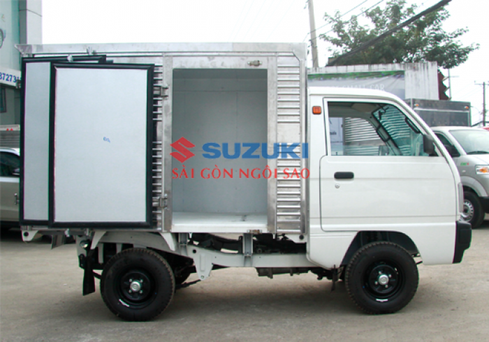 Bán xe tải Suzuki carry truck thùng kín,mui bạt chạy giờ cấm thành phố hồ chí minh.