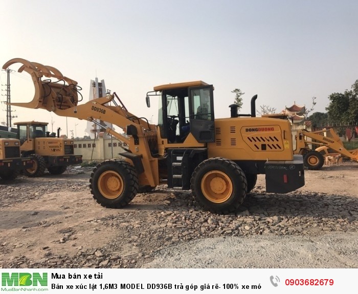 Bán xe xúc lật 1,6M3 MODEL DD936B  trả góp giá rẽ- 100% xe mới