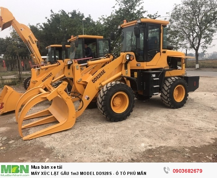 MÁY XÚC LẬT GẦU 1m3 MODEL DD928S - Ô TÔ PHÚ MẪN