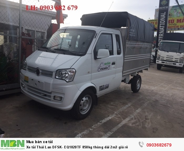 Xe tải Thái Lan DFSK- EQ1020TF 850kg thùng dài 2m3 giá rẽ