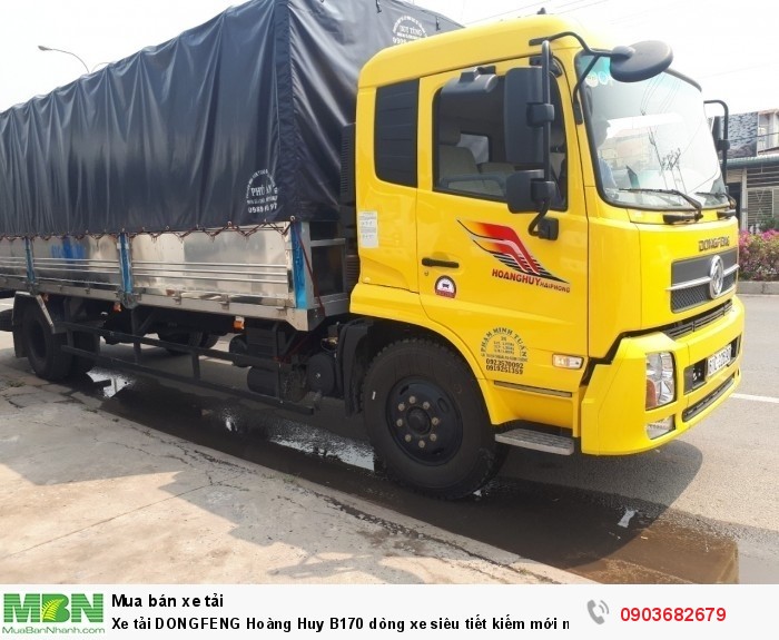 Xe tải DONGFENG Hoàng Huy B170 dòng xe siêu tiết kiếm mới nhất 2018