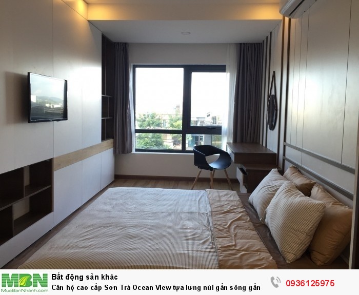 Căn hộ cao cấp Sơn Trà Ocean View tựa lưng núi gần sông gần biển.