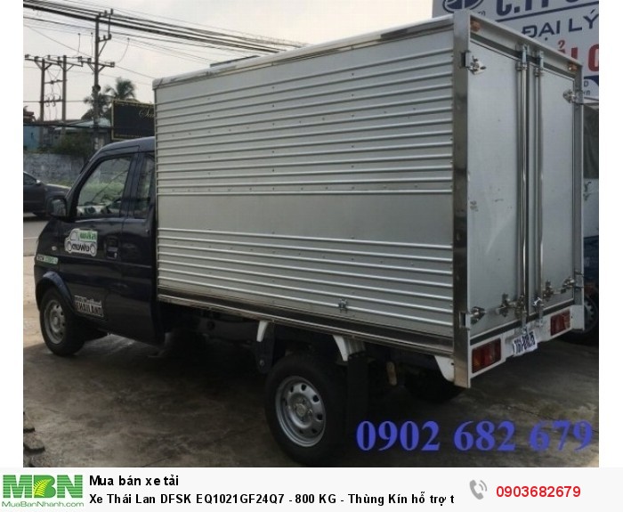 Xe Thái Lan DFSK EQ1021GF24Q7 - 800 KG - Thùng Kín hỗ trợ trả góp
