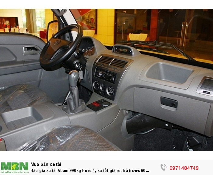 Báo giá Xe tải Veam Pro ( Veam VPT095) - 990 Kg Euro 4, khuyến mãi  tỳ hưu tài lộc , định vị xe