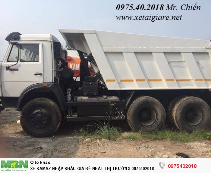 XE KAMAZ NHẬP KHẨU GIÁ RẺ NHẤT THỊ TRƯỜNG
