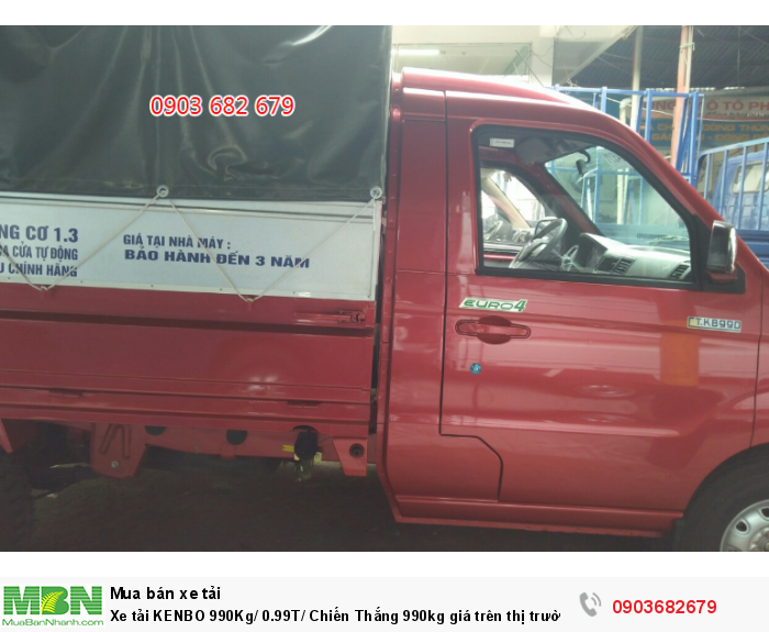 Xe tải KENBO 990Kg/ 0.99T/ Chiến Thắng 990kg  giá trên thị trường bao nhiêu?