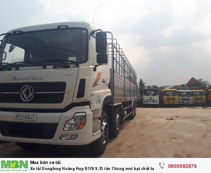 Xe tải Dongfeng Hoàng Huy B170 9.35 tấn Thùng mui bạt chất lượng