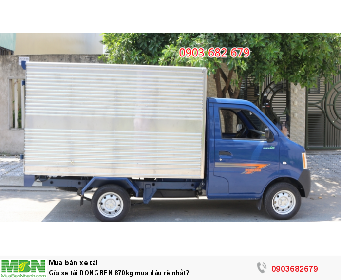 Gía xe tải DONGBEN 870kg mua đâu rẽ nhất tại Bình Dương?
