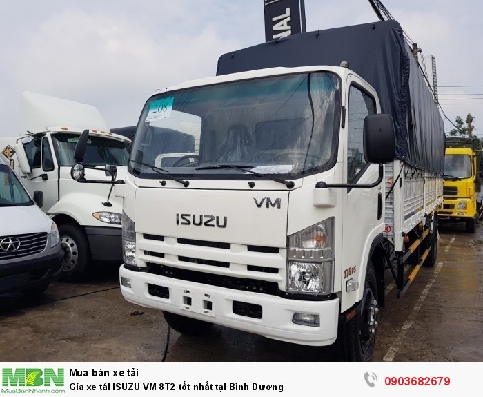 Gía xe tải ISUZU VM 8T2 tốt nhất tại Bình Dương