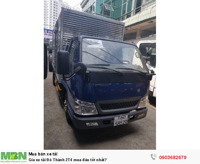 Gía xe tải Đô Thành 2T4 mua đâu tốt nhất?