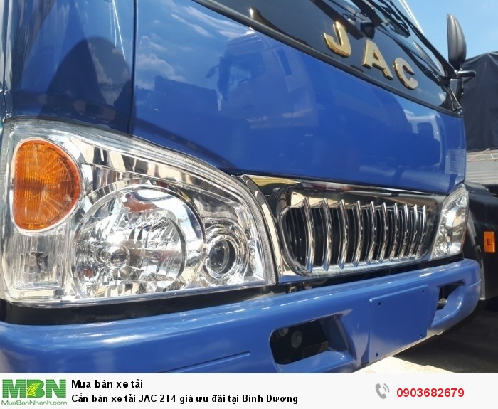Cần bán xe tải JAC 2T4 giá ưu đãi tại Bình Dương