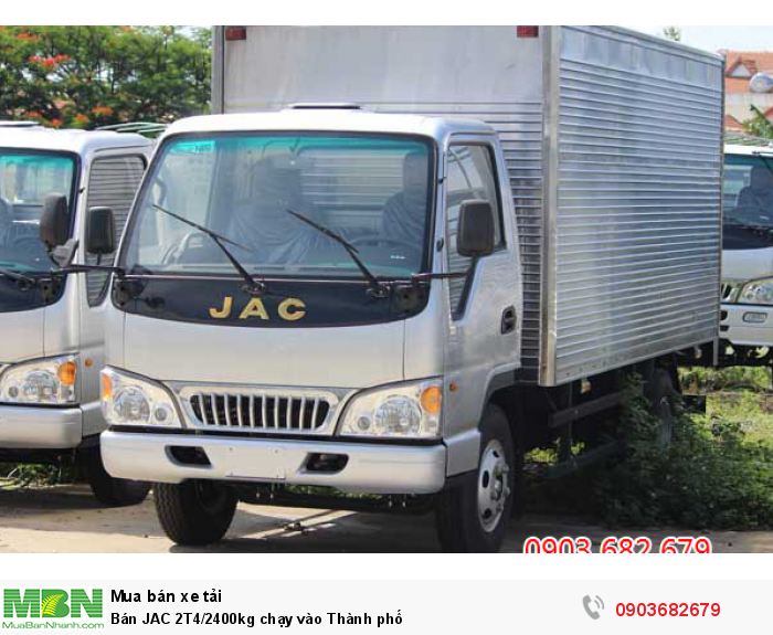 Bán JAC 2T4/2400kg chạy vào Thành phố