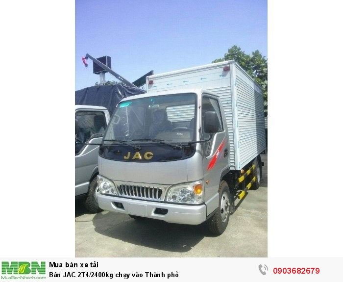 Bán JAC 2T4/2400kg chạy vào Thành phố