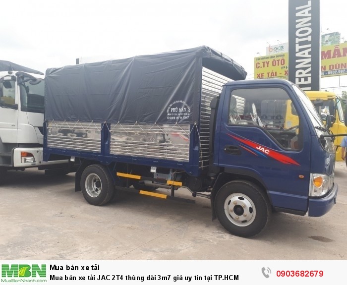 Mua bán xe tải JAC 2T4 thùng dài 3m7 giá uy tín tại TP.HCM