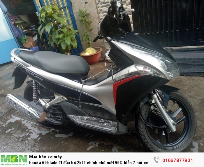 Honda Airblade Fi đầu bò 2k12 chính chủ mới 95% biển 7 nút xe đẹp  máy êm nguyên zin xe máy mạnh chạy nhẹ