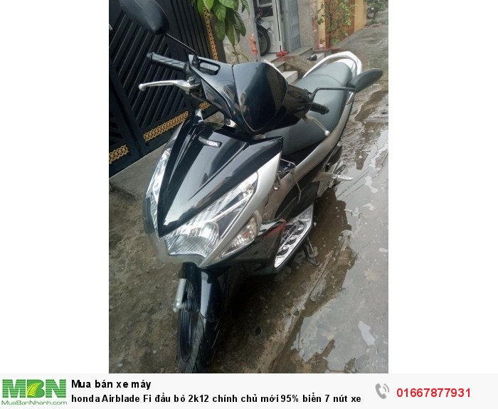 Honda Airblade Fi đầu bò 2k12 chính chủ mới 95% biển 7 nút xe đẹp  máy êm nguyên zin xe máy mạnh chạy nhẹ