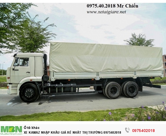 Xe KAMAZ Nhập Khẩu Gía Rẻ Nhất Thị Trường TPHCM