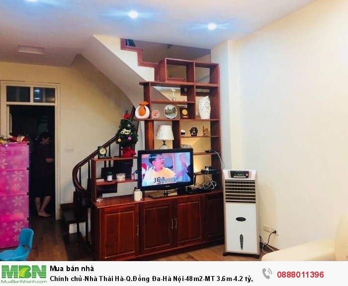 Chính chủ-Nhà Thái Hà-Q.Đống Đa-Hà Nội-48m2-MT 3.6m-4.2 tỷ, ngõ Ô TÔ, bãi gửi ô tô cách vài bước chân