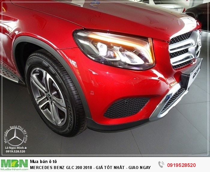 Mercedes Benz Glc 200 Đỏ 2018 - Giá Tốt Nhất - Giao Ngay