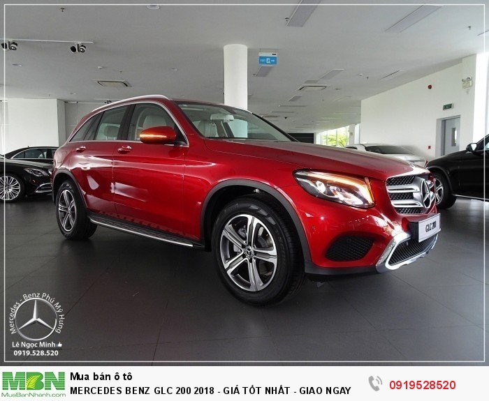 Mercedes Benz Glc 200 Đỏ 2018 - Giá Tốt Nhất - Giao Ngay
