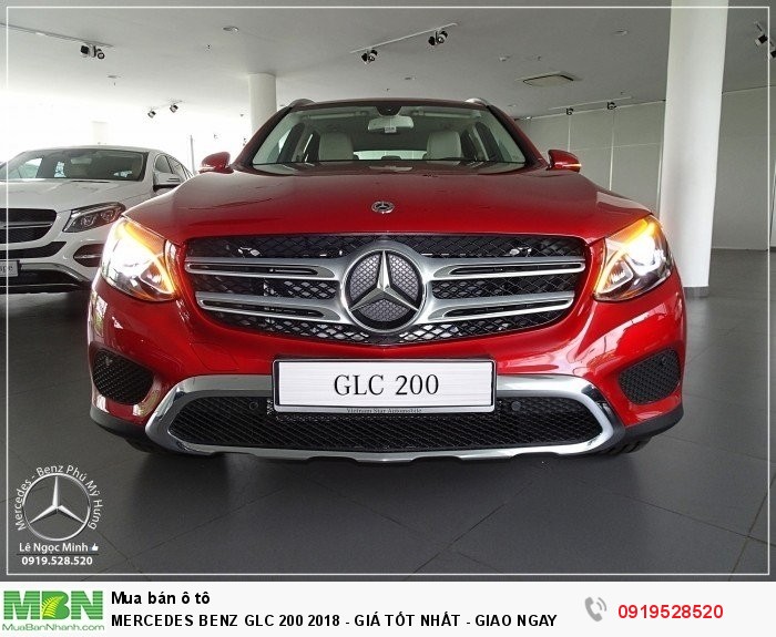 Mercedes Benz Glc 200 Đỏ 2018 - Giá Tốt Nhất - Giao Ngay