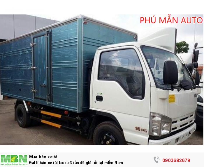 Đại lí bán xe tải isuzu 3 tấn 49 giá tốt tại miền Nam