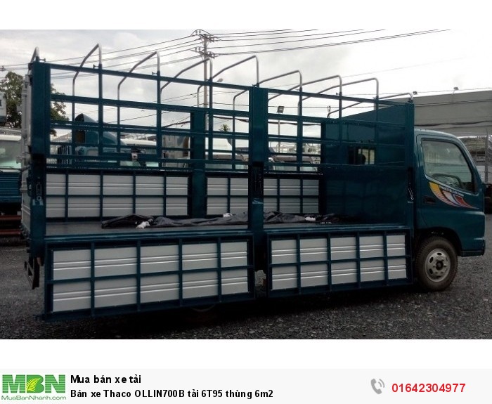 Bán xe Thaco OLLIN700B tải 6T95 thùng 6m2