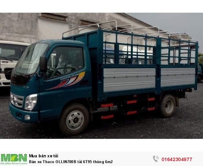 Bán xe Thaco OLLIN700B tải 6T95 thùng 6m2