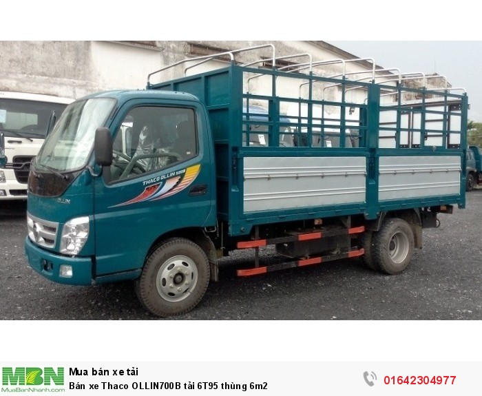 Bán xe Thaco OLLIN700B tải 6T95 thùng 6m2