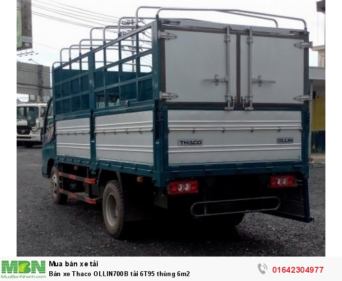 Bán xe Thaco OLLIN700B tải 6T95 thùng 6m2